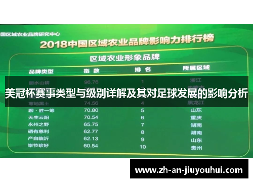 美冠杯赛事类型与级别详解及其对足球发展的影响分析 美冠杯赛事类型与级别详解及其对足球发展的影响分析